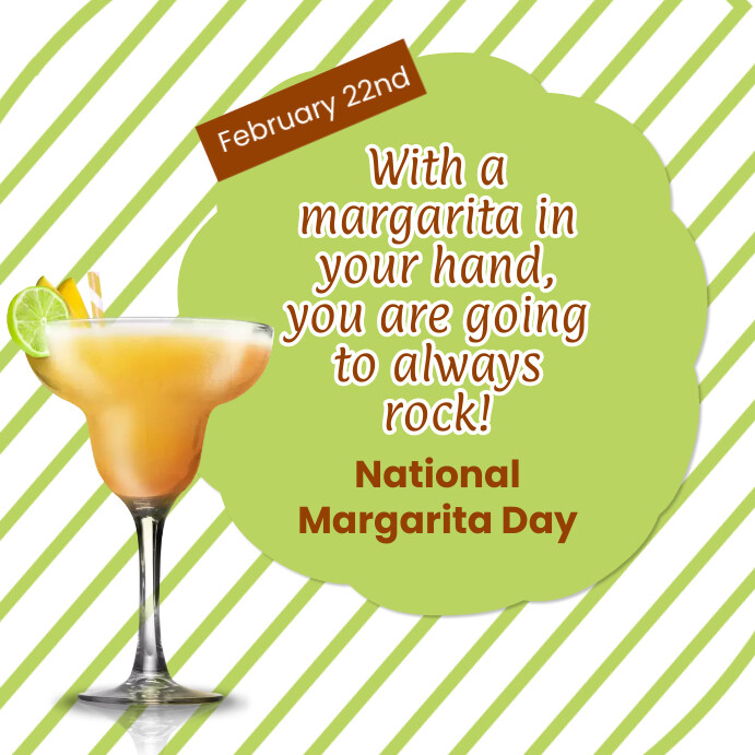 National Margarita Day Template PosterMyWall