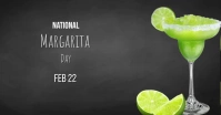 National margarita day flyer template Facebook Shared Image