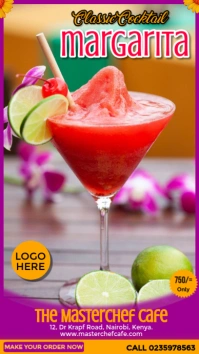 national margarita day design template
