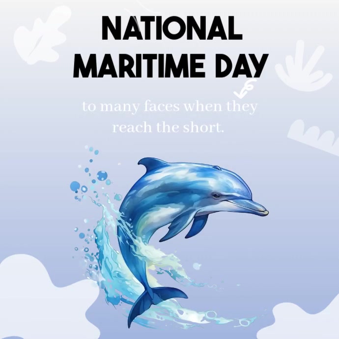 National Maritime Day Instagram Post template