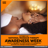 National Massage Therapy Awareness Week Instagram Post template