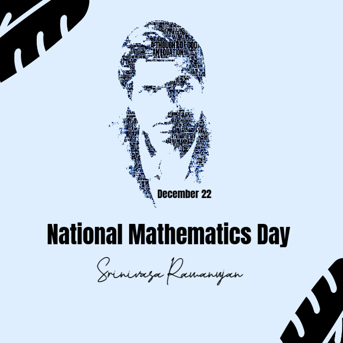 National Mathematics Day Instagram Post template