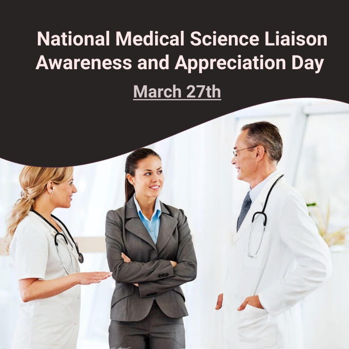 national medical sience liasion awareness Instagram Post template