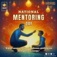 National Mentoring Day Instagram Post template
