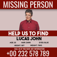 national missing persons day poster template