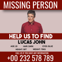 national missing persons day poster template