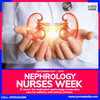 National Nephrology Nurses Week Instagram Post template