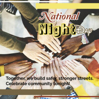 National Night Day Post Instagram template