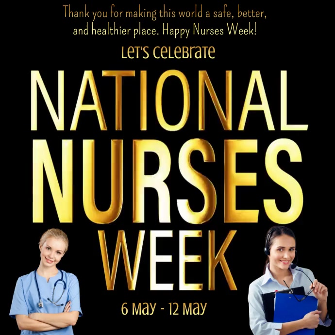 national nurses week,nurses week celebration Template | PosterMyWall