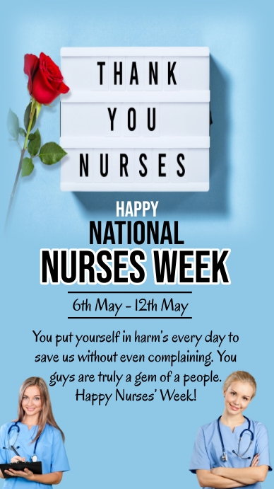 national nurses week,nurses week celebration Template | PosterMyWall