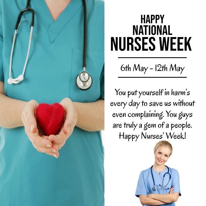 national nurses week,nurses week celebration Template | PosterMyWall