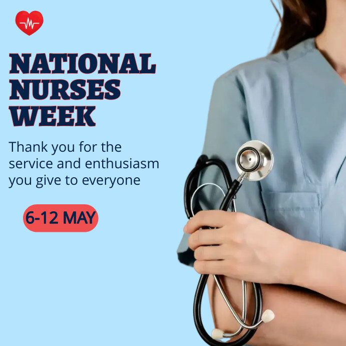 Plantilla de national nurses week | PosterMyWall
