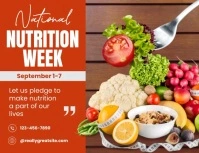 National Nutrition Week Ads Flyer (US Letter) template