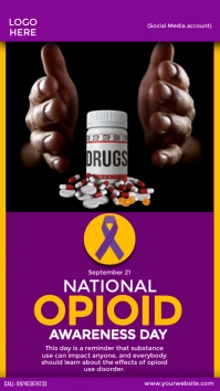 National Opioid Awareness Day Template Instagram Story