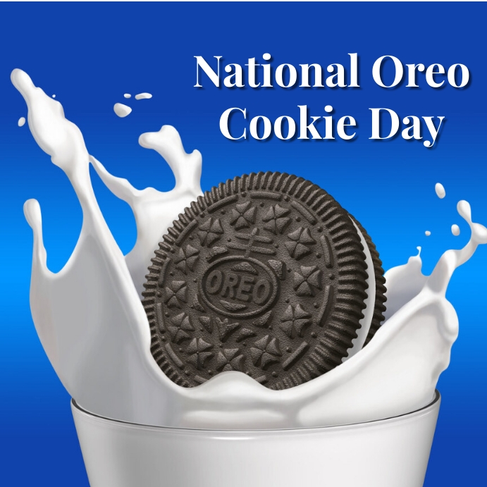 national oreo cookie day Template PosterMyWall