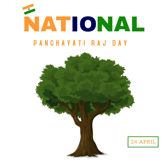 National Panchayati Raj Day Template | PosterMyWall
