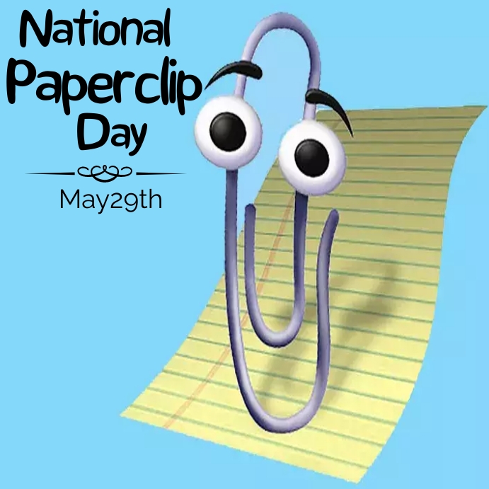 Copy of National paperclip day instagram post | PosterMyWall