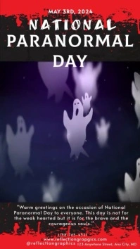 National Paranormal Day Template Reel Instagram