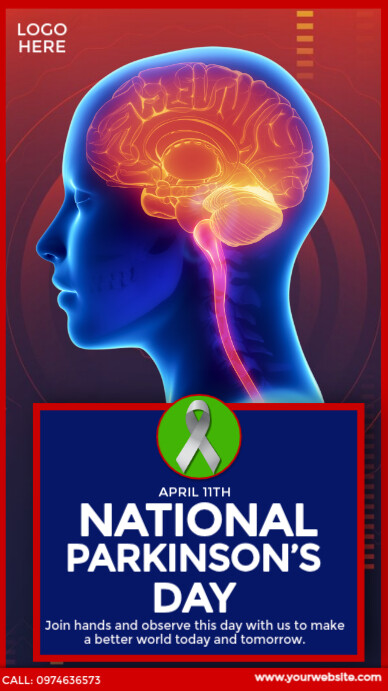 national parkinson’s day awareness campaign Instagram Story template