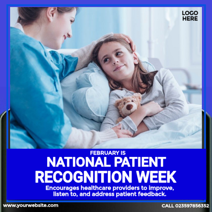 National patient recognition week Template | PosterMyWall