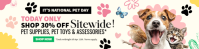 National Pet Day Offer Banner Template
