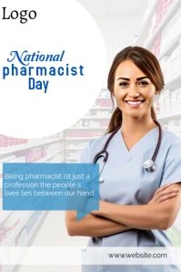 National pharmacist day Pinterest Graphic template