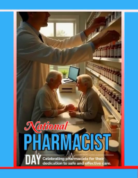 National Pharmacist Day Рекламная листовка (US Letter) template