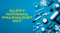 national pharmacist day YouTube Thumbnail template
