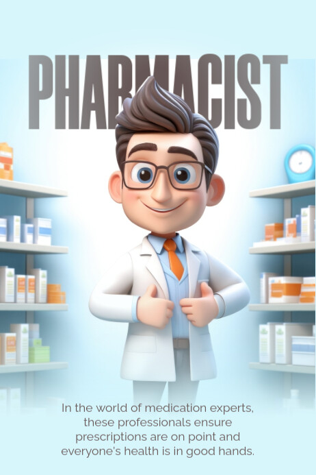 Poster Rph National Pharmacist Day Poster Template | PosterMyWall