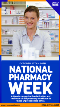 Blue Pharmacy Week Indaba yaku-Instagram Template
