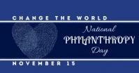 national PHILANTHROPY day Facebook Shared Image template