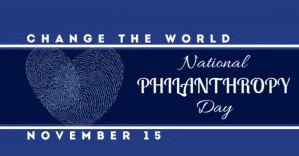 national PHILANTHROPY day Facebook Shared Image template