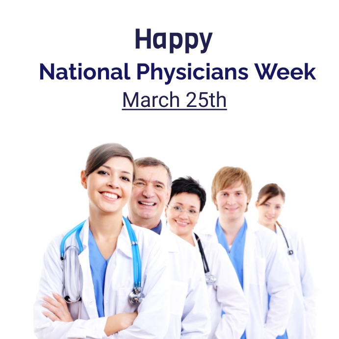 national physicians day Instagram Plasing template