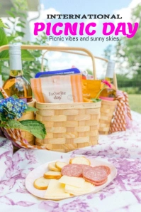 National picnic day Banner 4' × 6' template