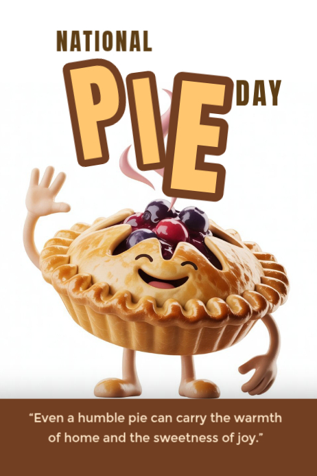 National pie day Template | PosterMyWall