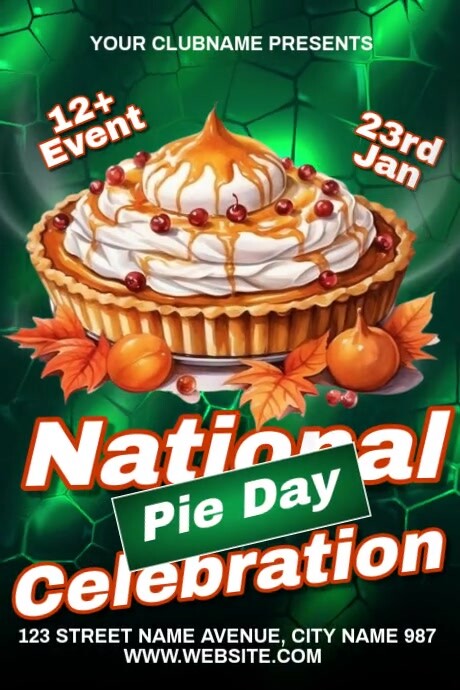 National Pie Day Template Ads | PosterMyWall