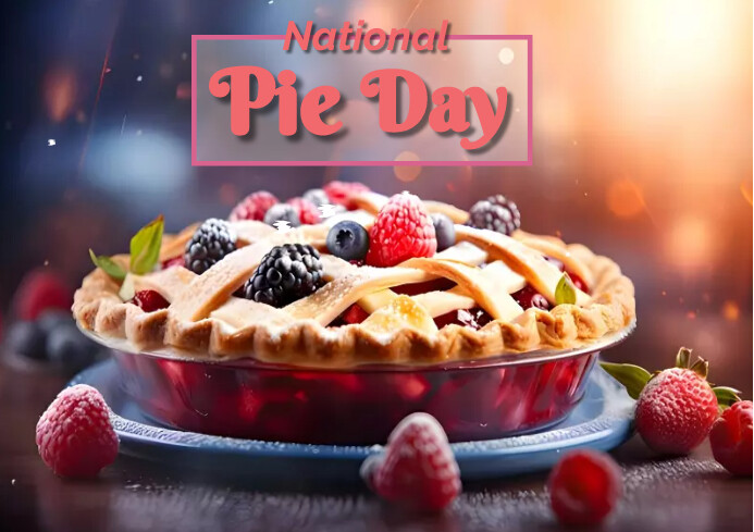 Pie Week Poster Plantilla de National pie day template | PosterMyWall