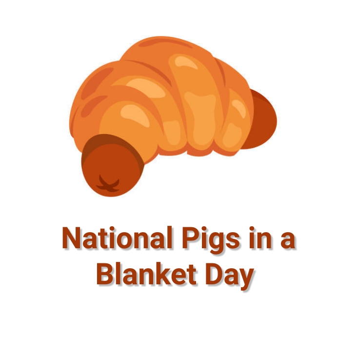 national pigs in blanket day Instagram-opslag template