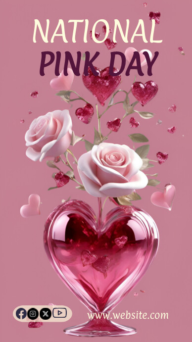 National Pink Day Digital Display Template | PosterMyWall
