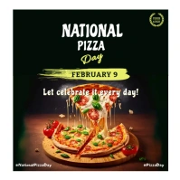 National Pizza Day 1 สี่เหลี่ยมจัตุรัส (1:1) template