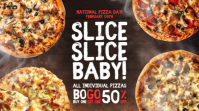 National Pizza Day Offer Template Digital Display (16:9)