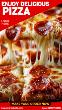 National Pizza Month Instagram Story template