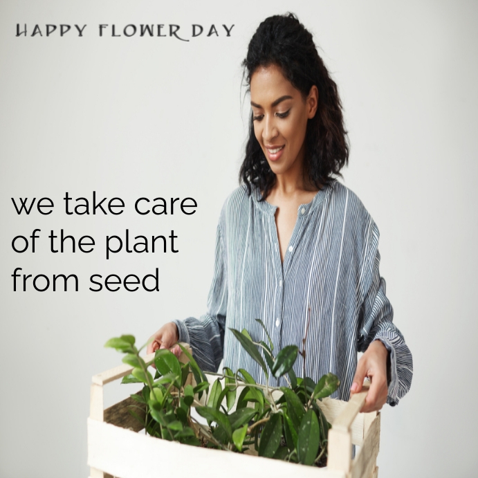 National plant a flower day Template PosterMyWall