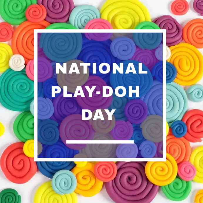Hari Play-doh Nasional Templat | PosterMyWall