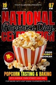 National Popcorn Day Ads Template | PosterMyWall