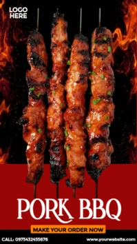 National Pork Month Historia de Instagram template