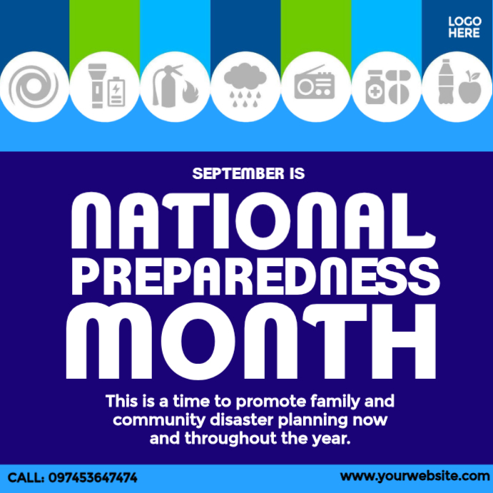 National PrepareAthon! Day Template | PosterMyWall
