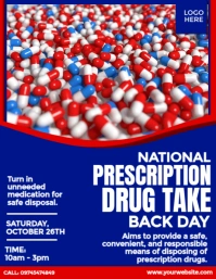 National Prescription Drug Take Back Day Flyer template