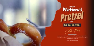 National Pretzel Day template