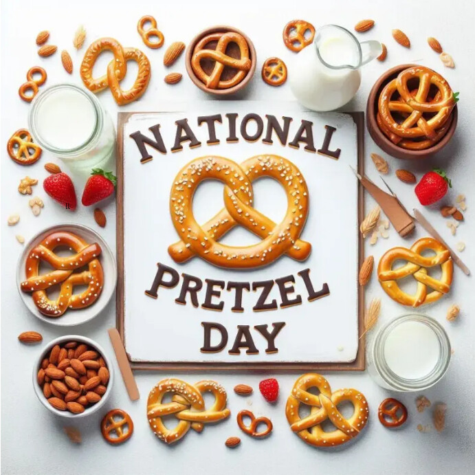 Plantilla de National Pretzel Day | PosterMyWall